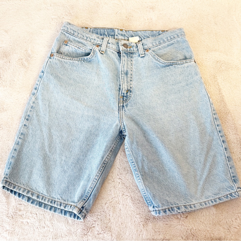 LEVI’S Vintage Orange Tab Long 550 Shorts 31 Waist